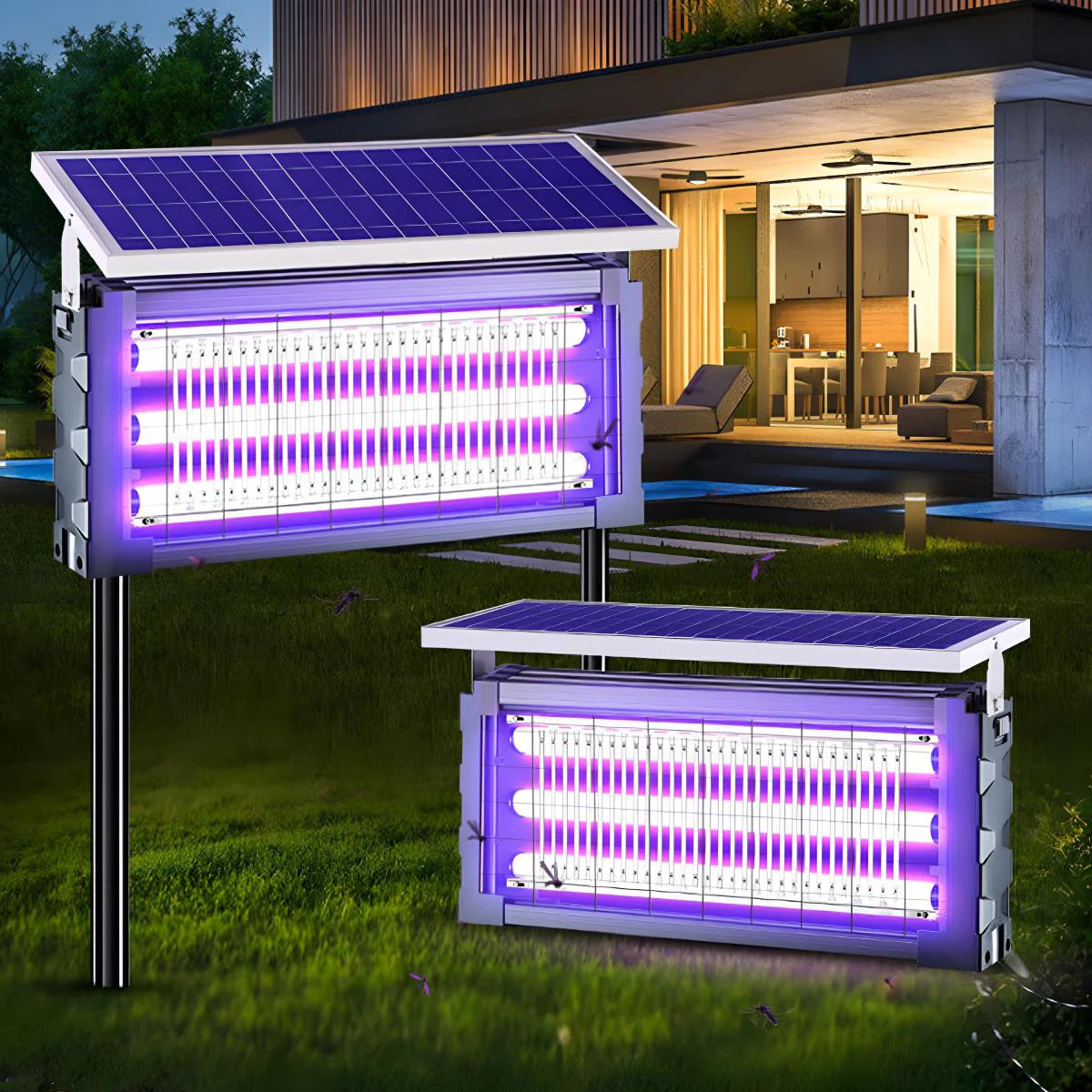 Solar Mosquito Bug Zapper Killer Lights