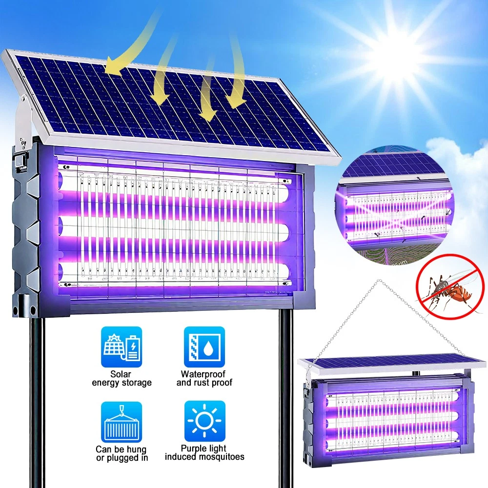 Solar Mosquito Bug Zapper Killer Lights