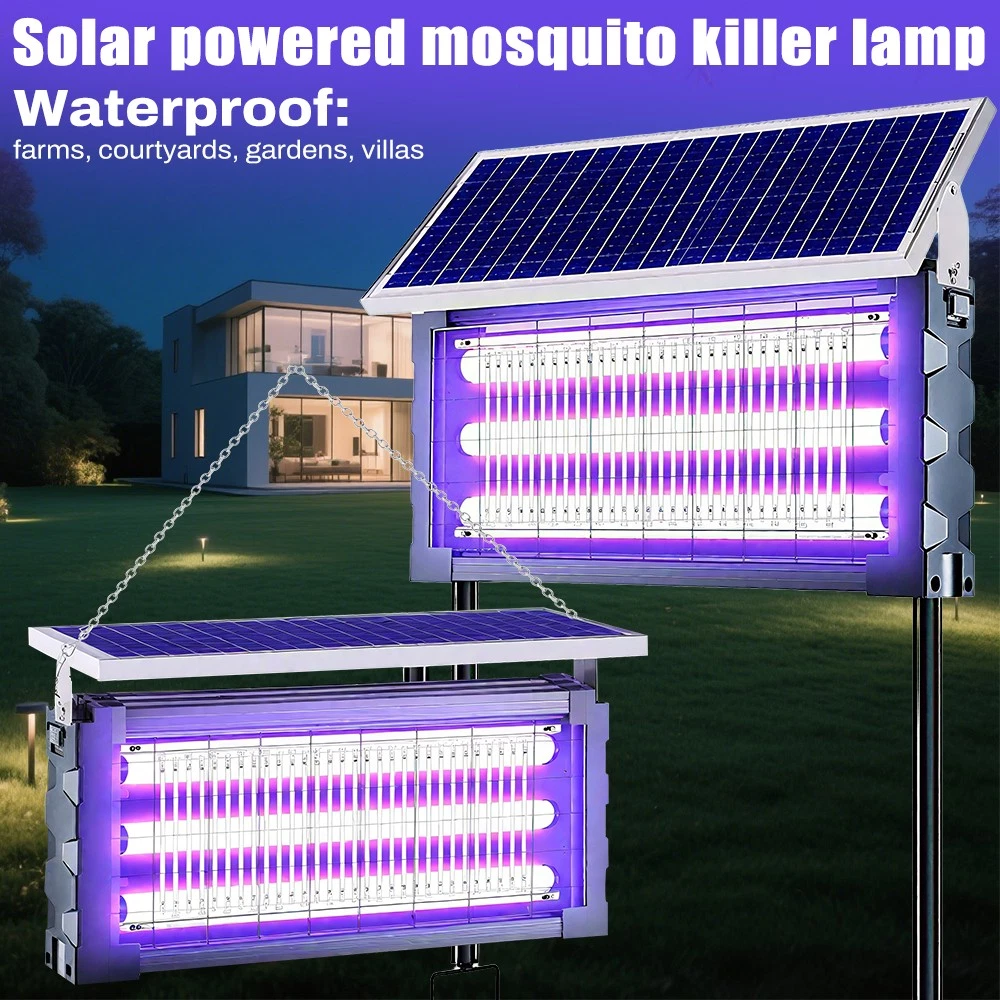 Solar Mosquito Bug Zapper Killer Lights