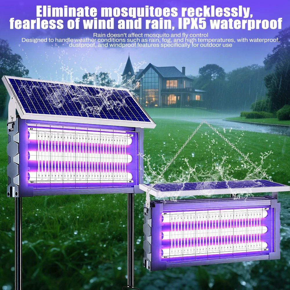 Solar Mosquito Bug Zapper Killer Lights