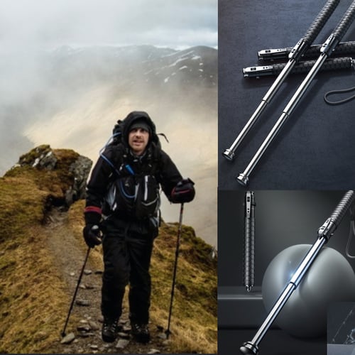Enhanced Automatic Retractable Trekking Stick