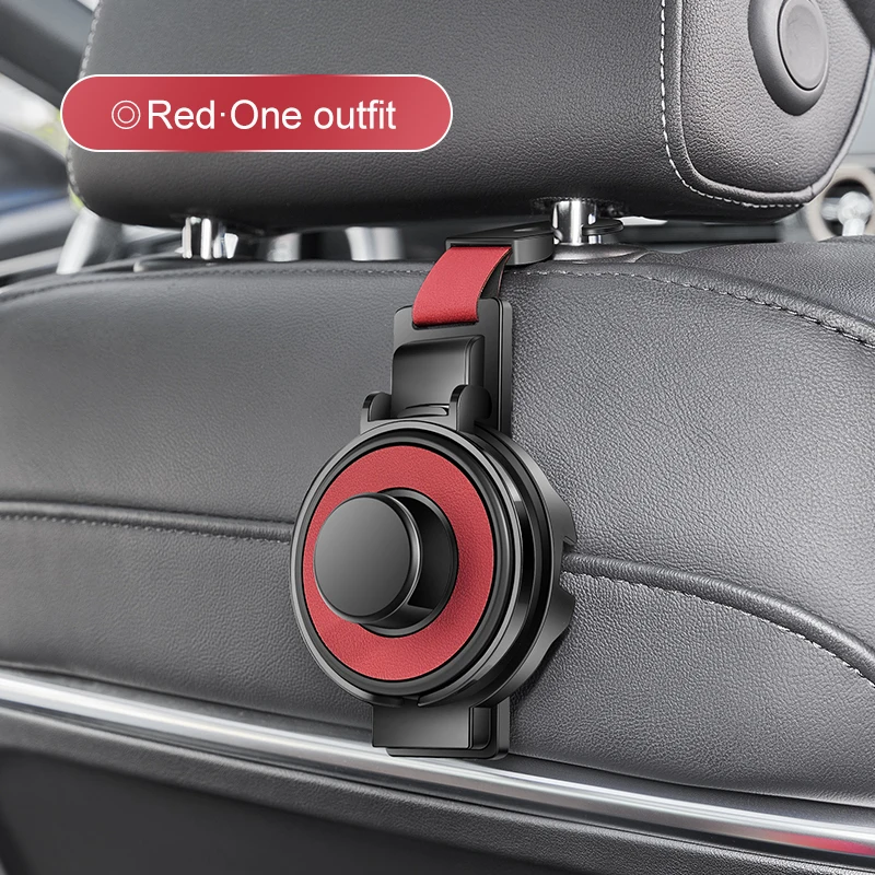Multi-Purpose Car Seat Headrest Hook & Cup Holder – Ultimate Backseat Organizer for Bags and Drinks