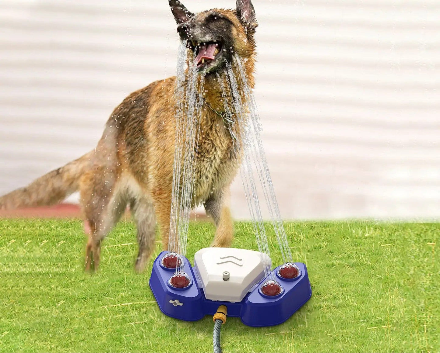 Automatic Pet Water Sprinkler Toy – Fun Outdoor Dog Bath & Drinking Feeder for Hot Summer Days