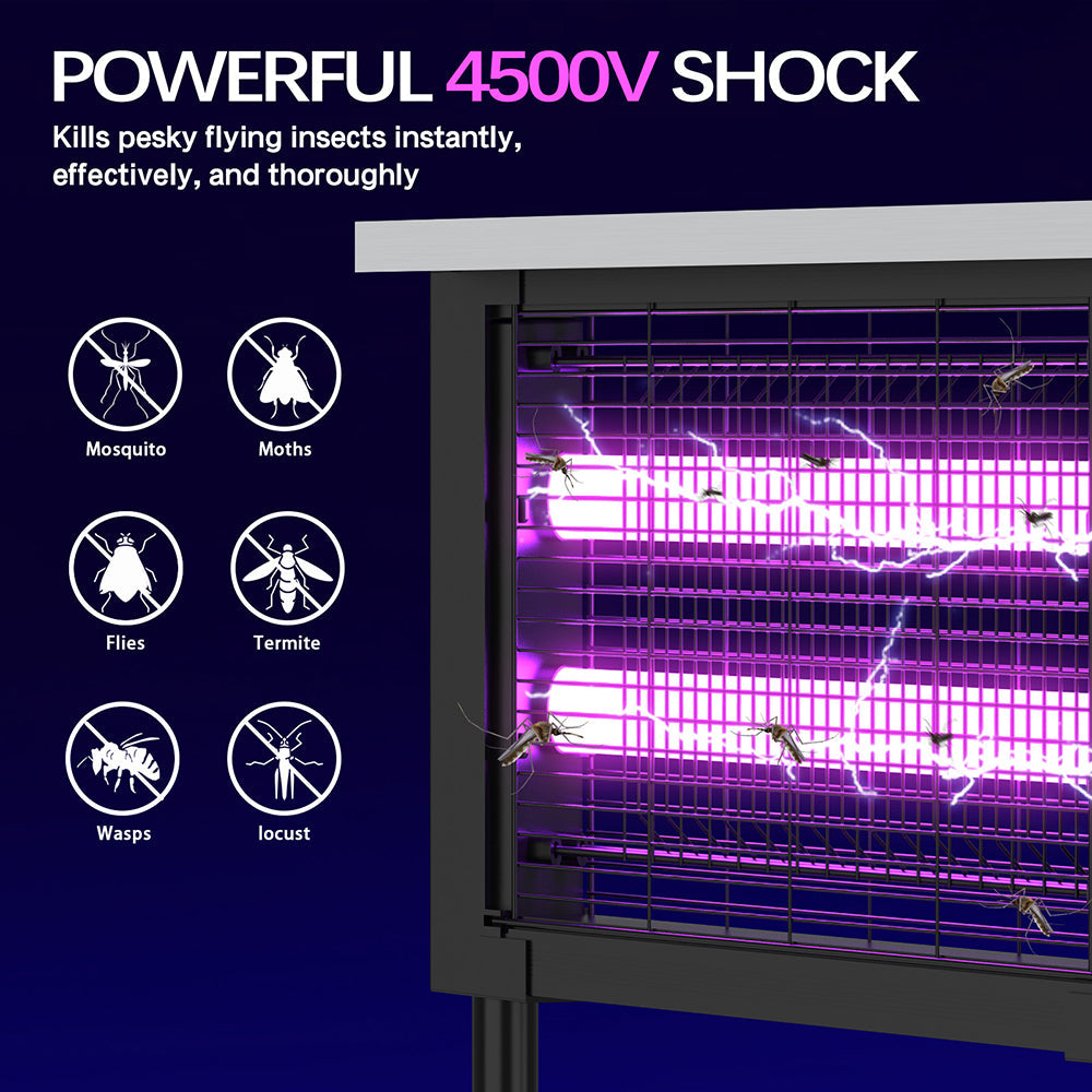 Wireless Portable Solar Bug Zapper with LED
