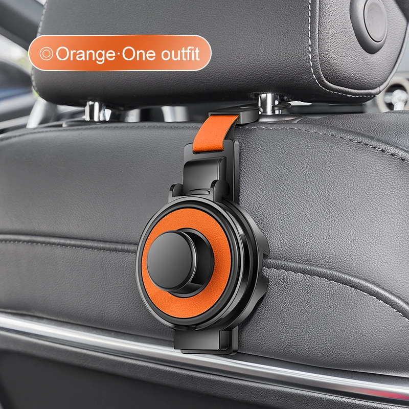 Multi-Purpose Car Seat Headrest Hook & Cup Holder – Ultimate Backseat Organizer for Bags and Drinks