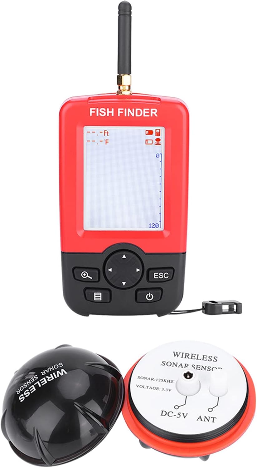 Wireless Fish Finder – Smart Sonar Sensor Depth Echo Sounder for Lake, Sea & Saltwater Fishing Adventures
