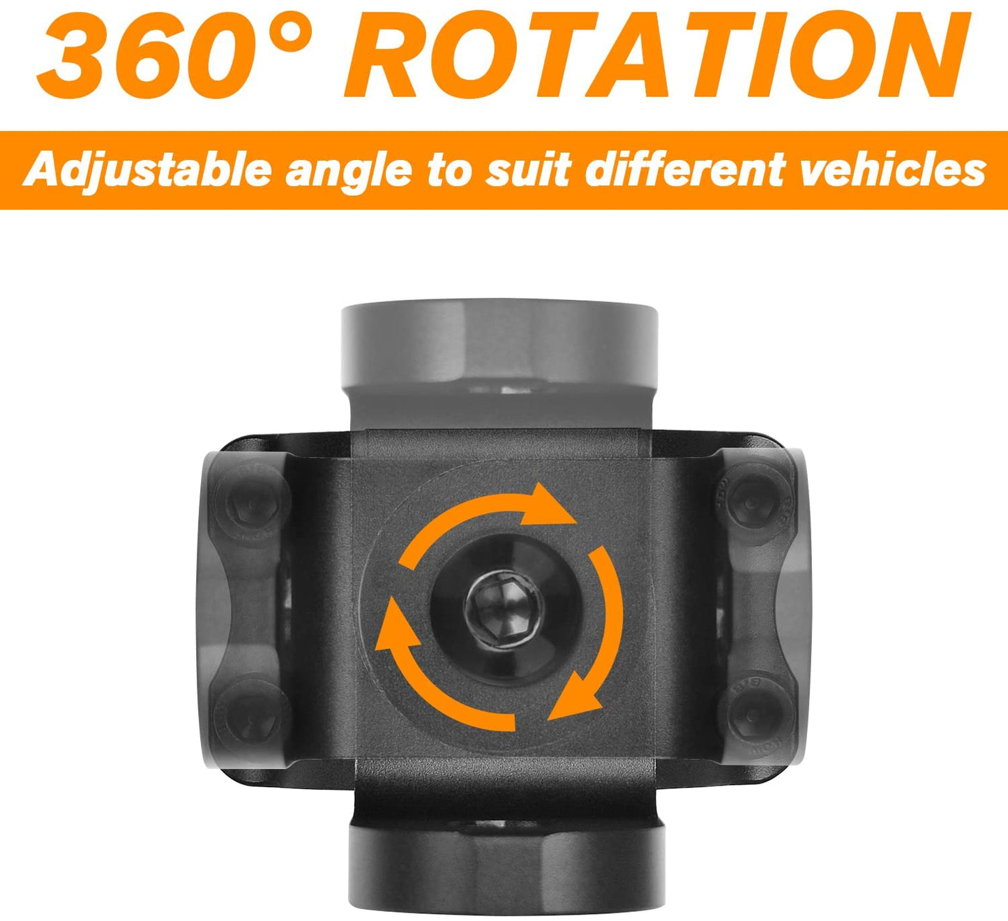 Heavy Duty Adjustable Whip Light Mount