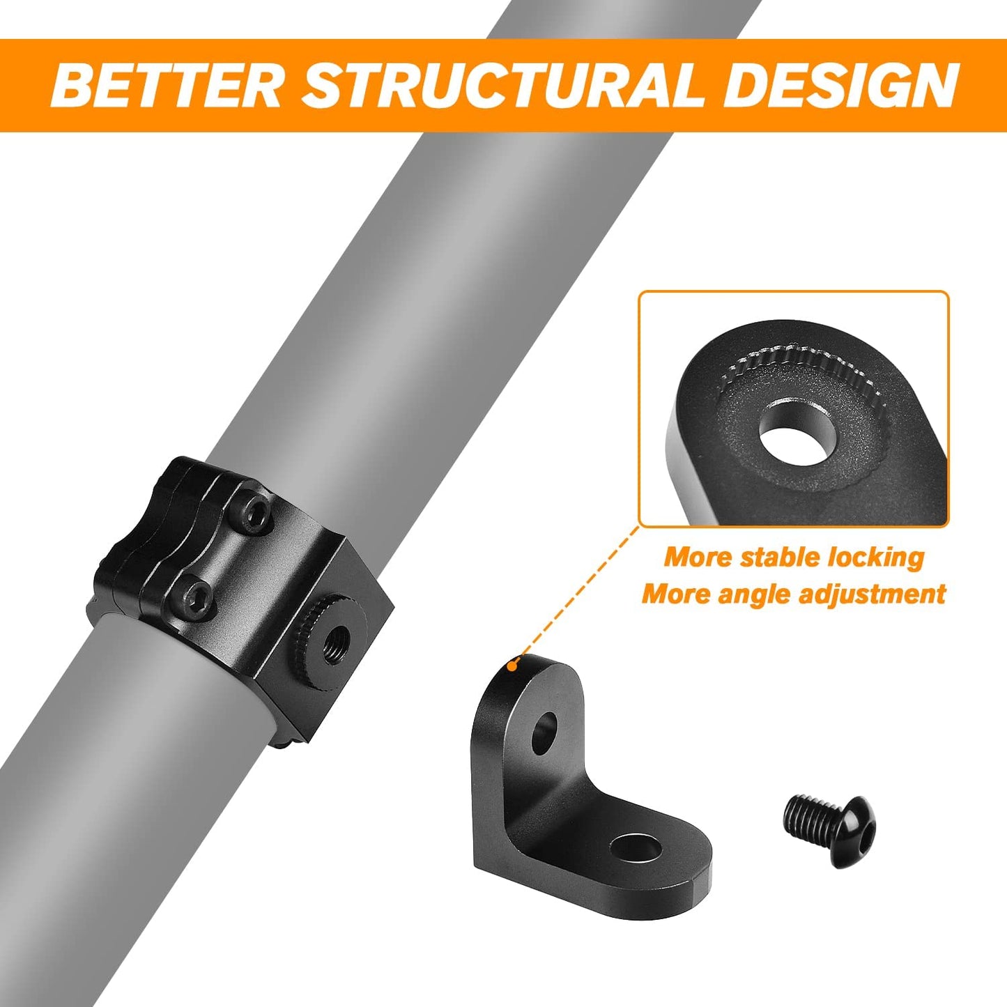 Heavy Duty Adjustable Whip Light Mount