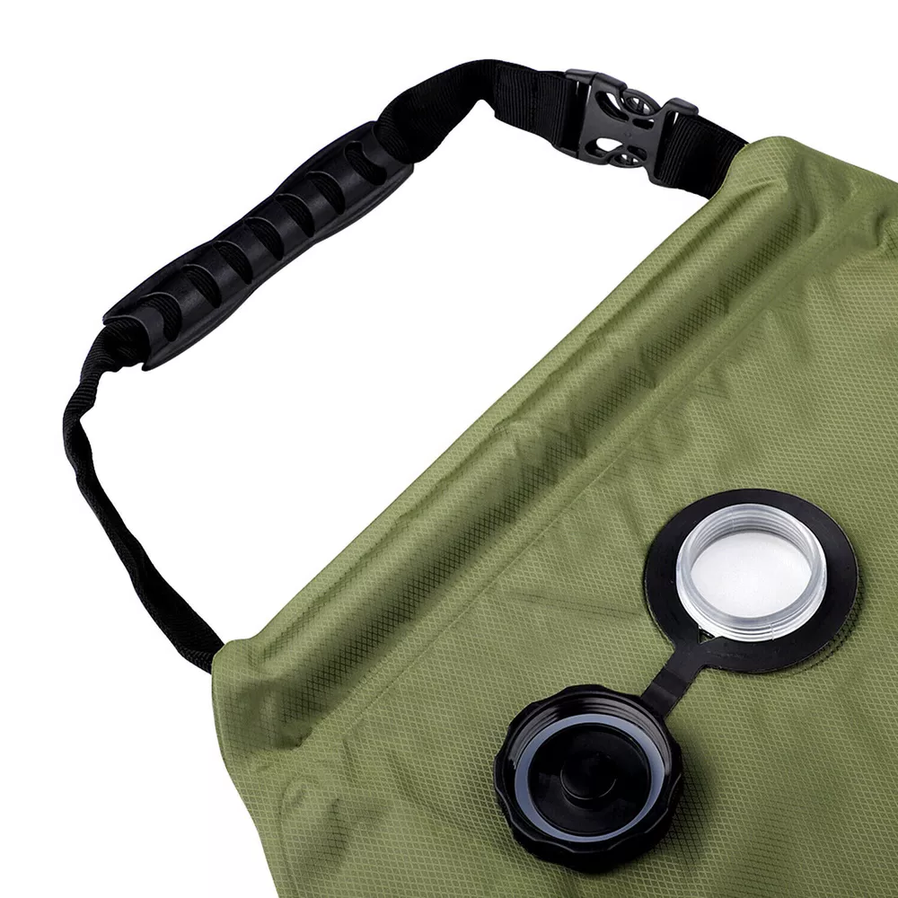 5 Gallon Solar Shower Bag Portable Outdoor Heated Camping Shower