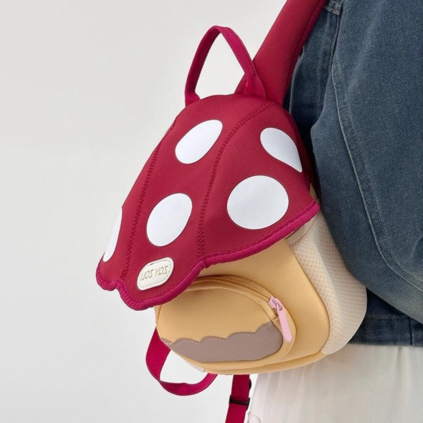 Cute Mushroom Mini Backpack – Lightweight Kids’ Travel Bag for Kindergarten, School, and Birthday Gift Adventures