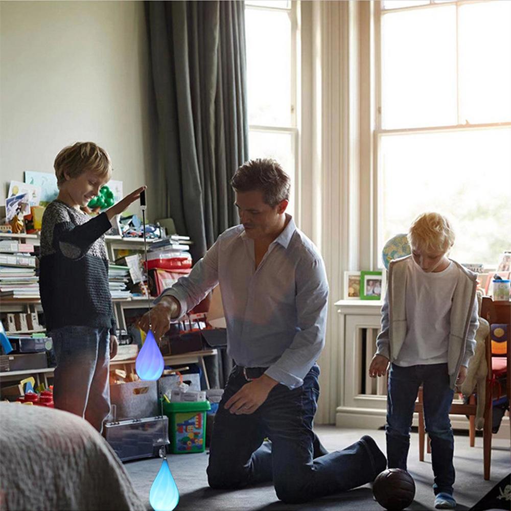 Water Droplets Luminous Ball – Luminous Belly Dance Props for Yoga, Stage Performance, Flow Arts & Nighttime Exercise Training