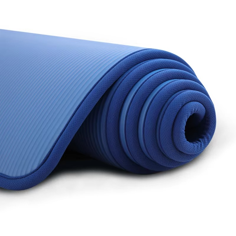 Extra Thick 0.39inch Non-Slip Exercise and Yoga Mat with Carry Band
