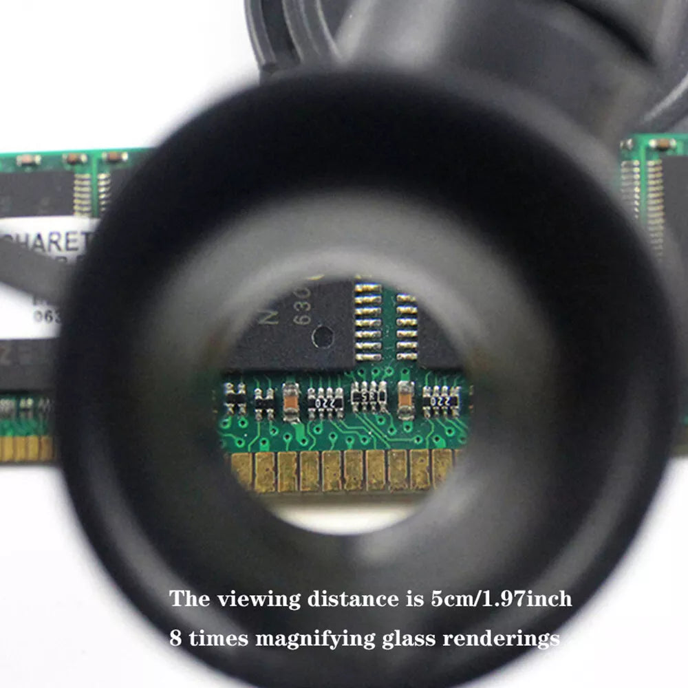 LED Magnifier Glasses – Enhanced Precision for Detailed Tasks and Close-Up Work