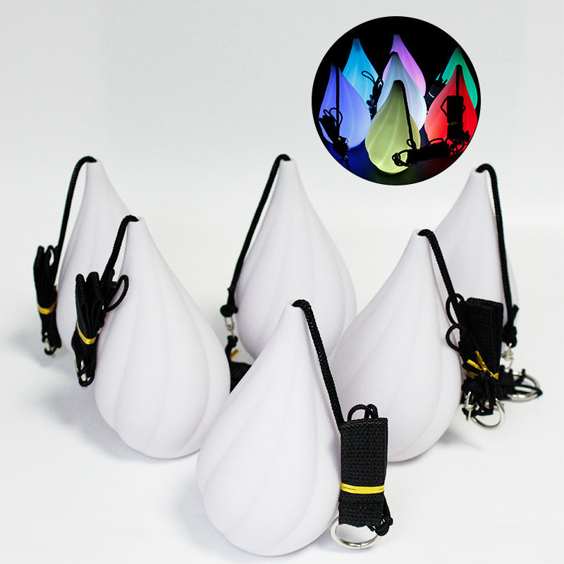 Water Droplets Luminous Ball – Luminous Belly Dance Props for Yoga, Stage Performance, Flow Arts & Nighttime Exercise Training