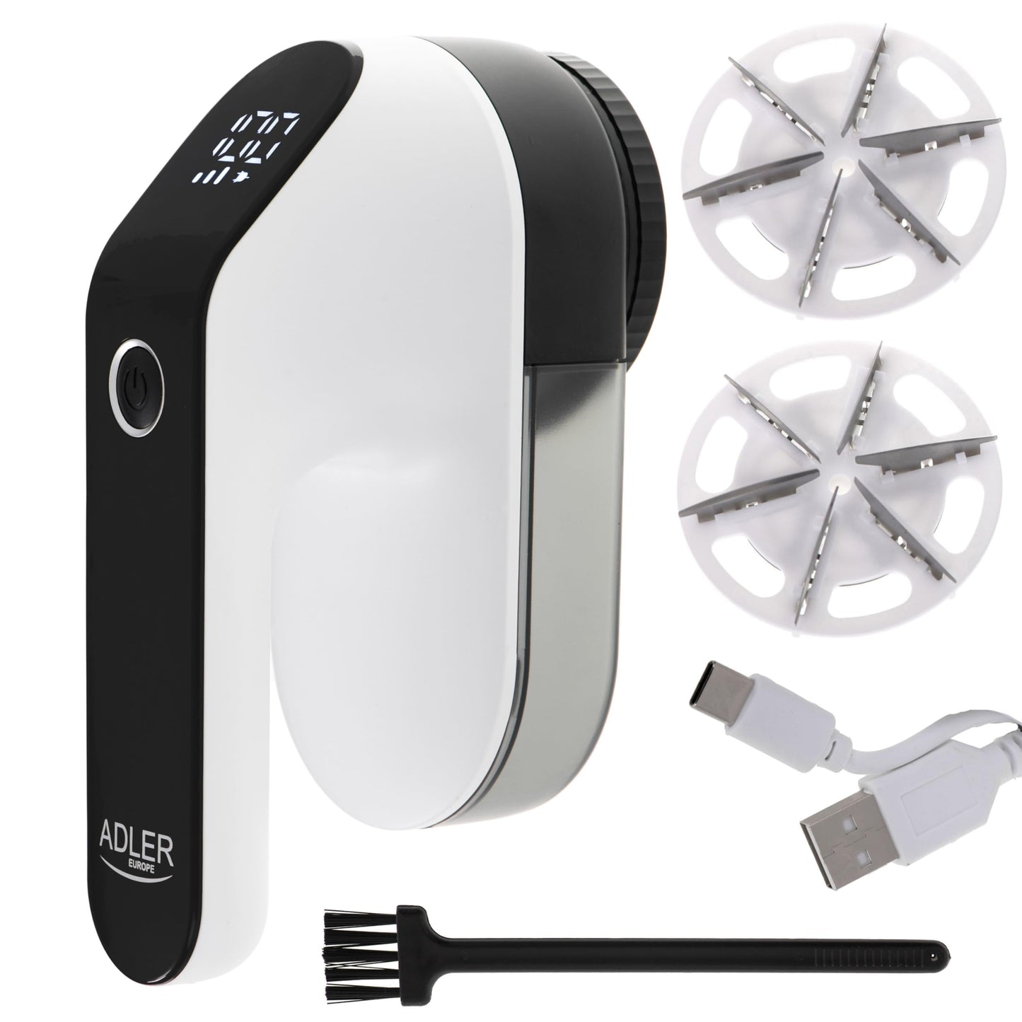 Commercial Fabric Hair Remover - 45W Lint Shaving Machine with 2 Speeds for Clothes, Sofa & Home Textile Restoration