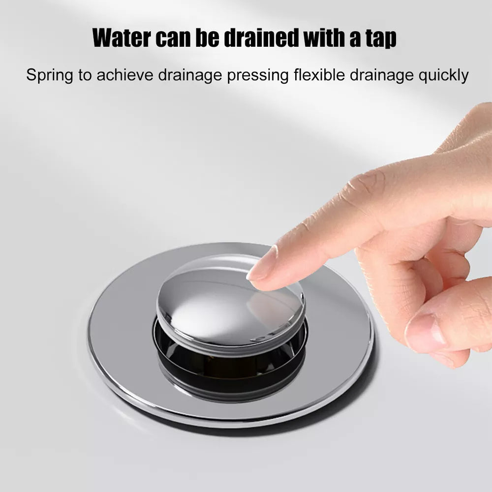 Odor Isolation Pop Up Sink Stopper – Keep Drains Clean & Fresh