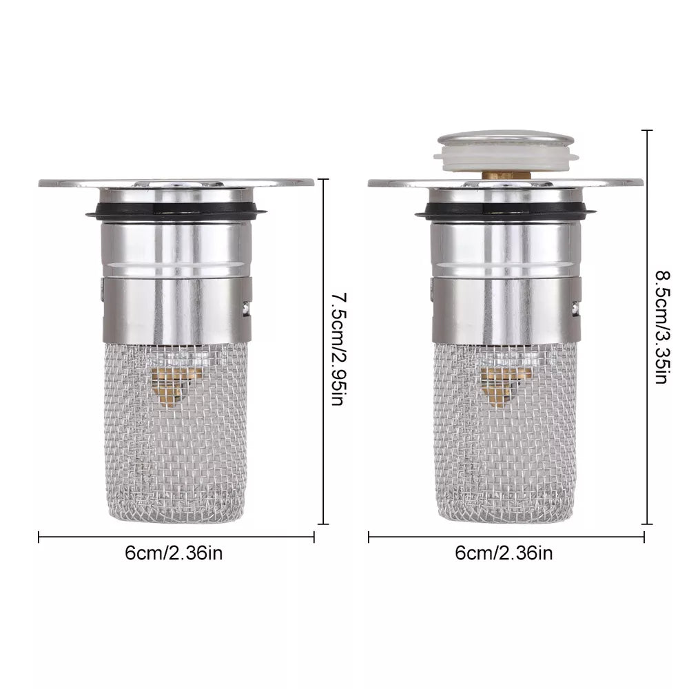 Odor Isolation Pop Up Sink Stopper – Keep Drains Clean & Fresh