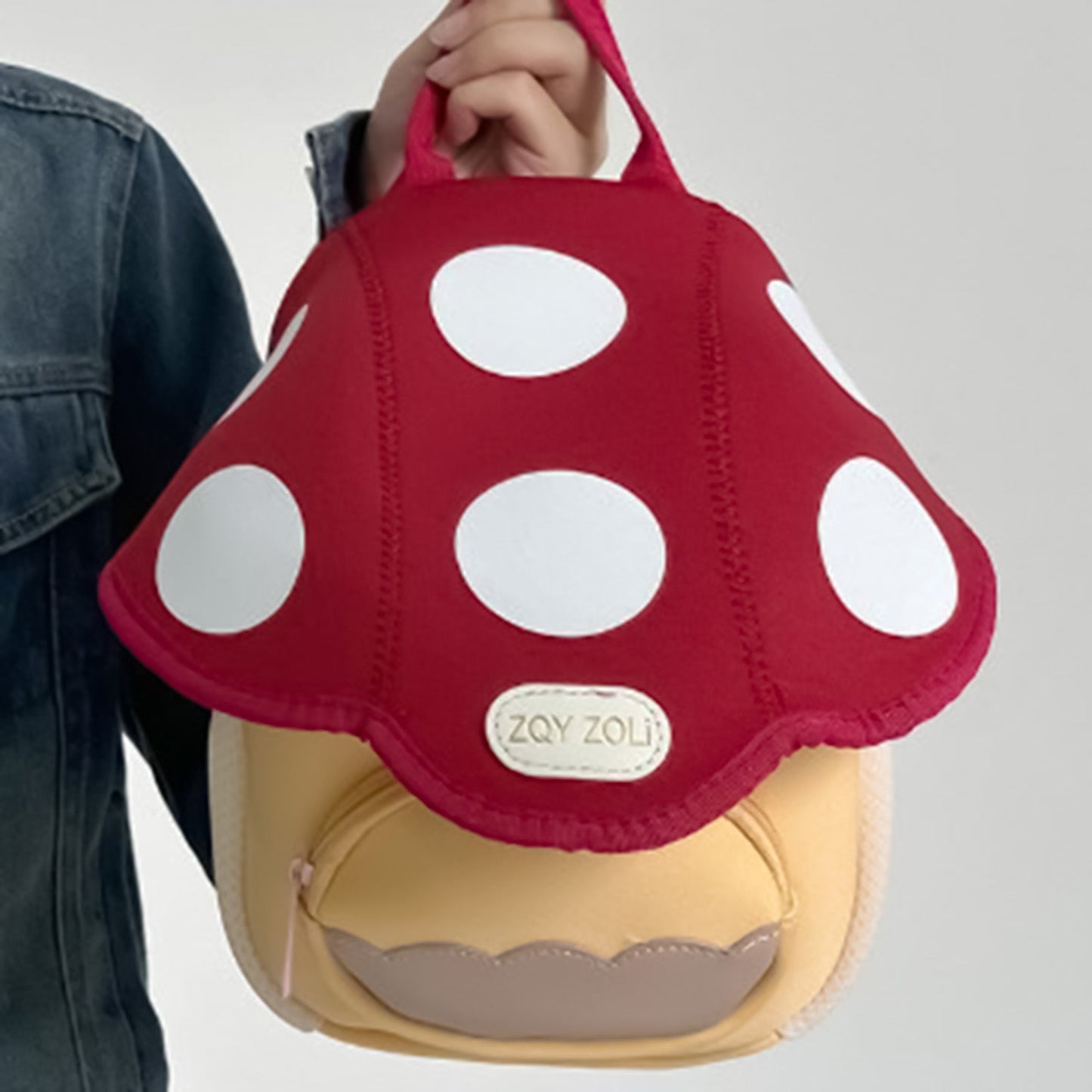 Cute Mushroom Mini Backpack – Lightweight Kids’ Travel Bag for Kindergarten, School, and Birthday Gift Adventures