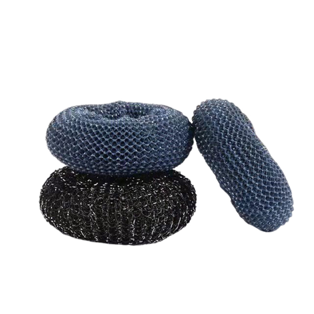 Bakeware Cleaning Brush – Heavy-Duty Steel Wire Sponge with Built-in Detergent Container for Effortless Pan & Utensil Scrubbing