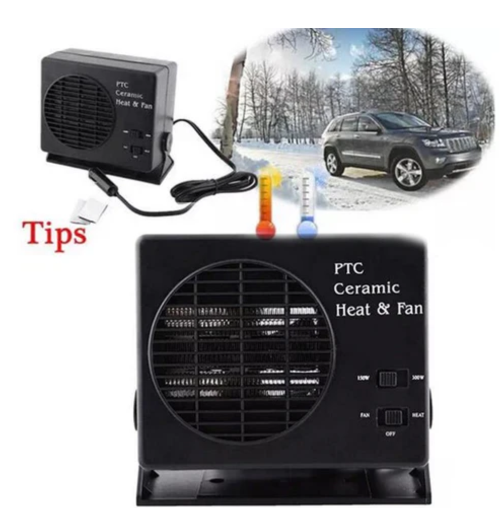 Car Heater 150W 300W 12V Ceramic Car Fan Heater