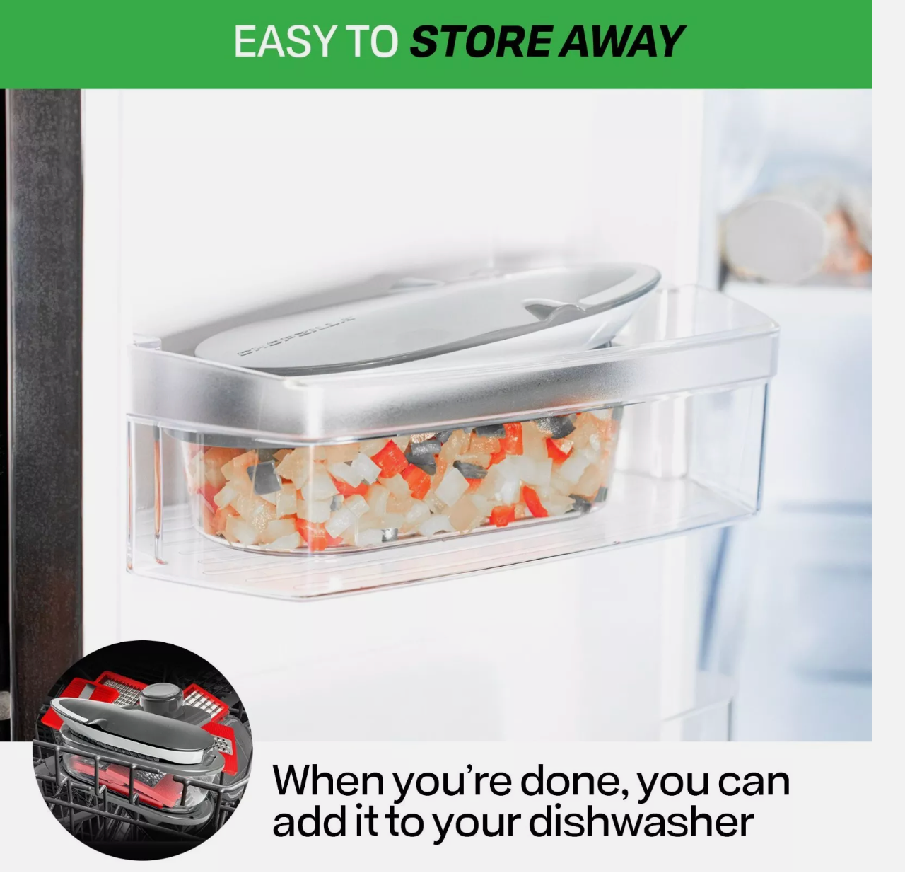 All in 1 Sharp Veggie Chopper Food, Vegetable, and Salad Chopper