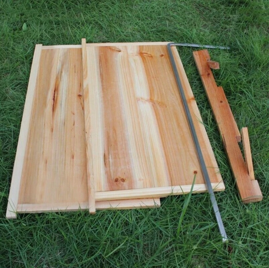 Auto Seep Full Set 7PCS Beehive Honey Hive Frame +Cedarwood Beekeeping Brood Box