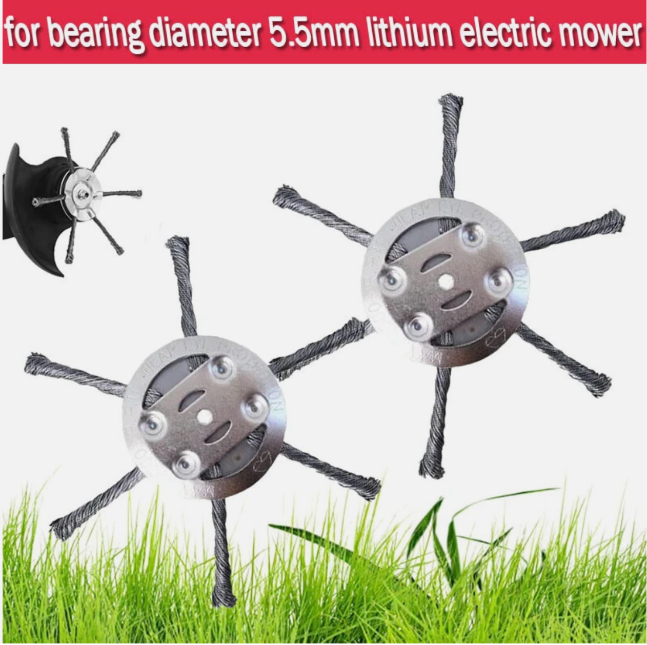 Lawn Mower Steel Wire Grass Trimmer Head Brush Cutter Weed Eater Trimmer Head