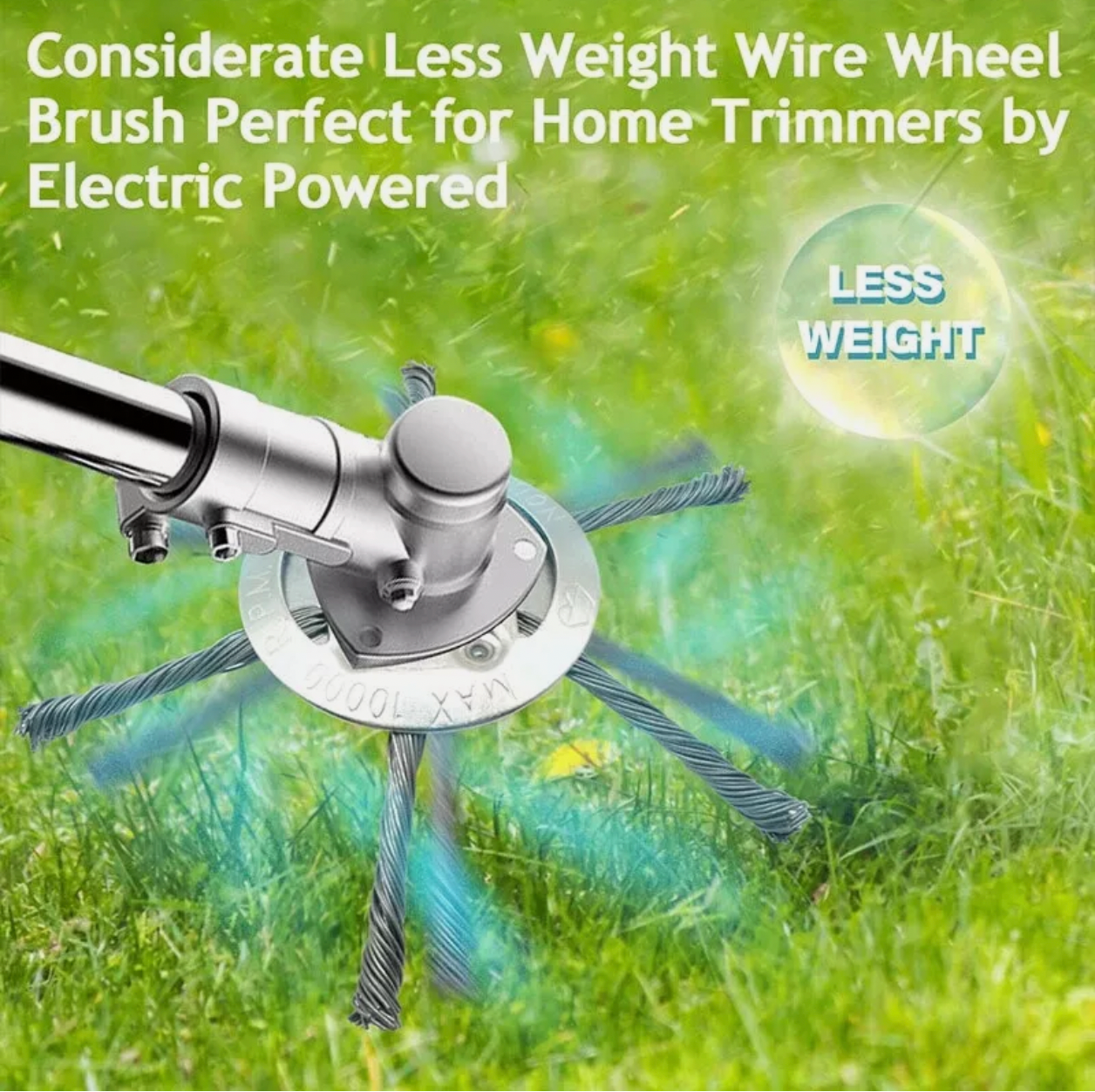 Lawn Mower Steel Wire Grass Trimmer Head Brush Cutter Weed Eater Trimmer Head