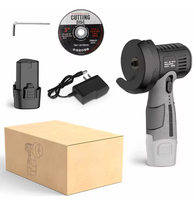 Mini Handheld Angle Grinder – 12V Cordless Lithium Tool for Effortless Polishing, Precision Cutting, and Portable DIY Projects
