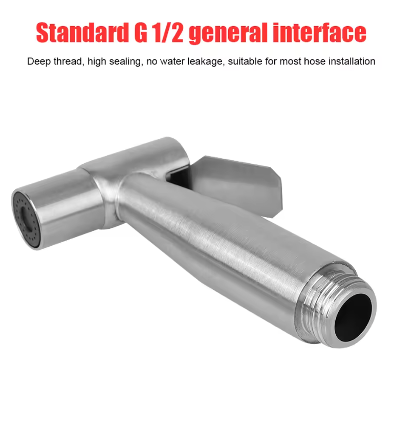 Handheld Toilet Bidet Sprayer for Toilet-Adjustable Water Pressure Control with Bidet Hose for Feminine Wash
