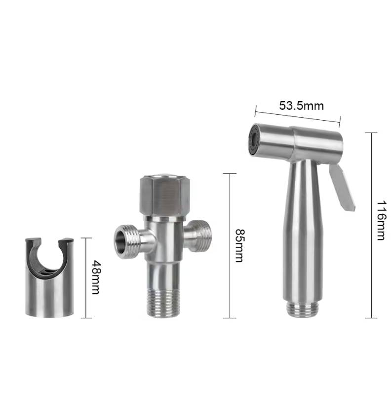 Handheld Toilet Bidet Sprayer for Toilet-Adjustable Water Pressure Control with Bidet Hose for Feminine Wash