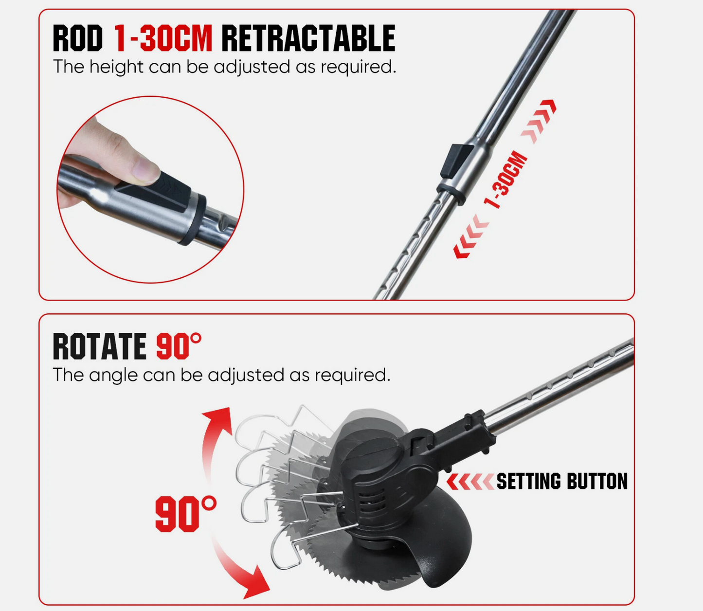 3 In 1 Cordless Grass Trimmer