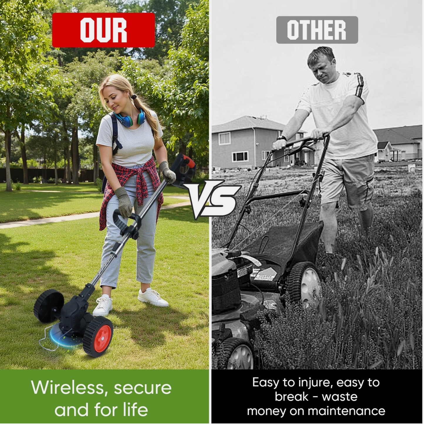 3 In 1 Cordless Grass Trimmer
