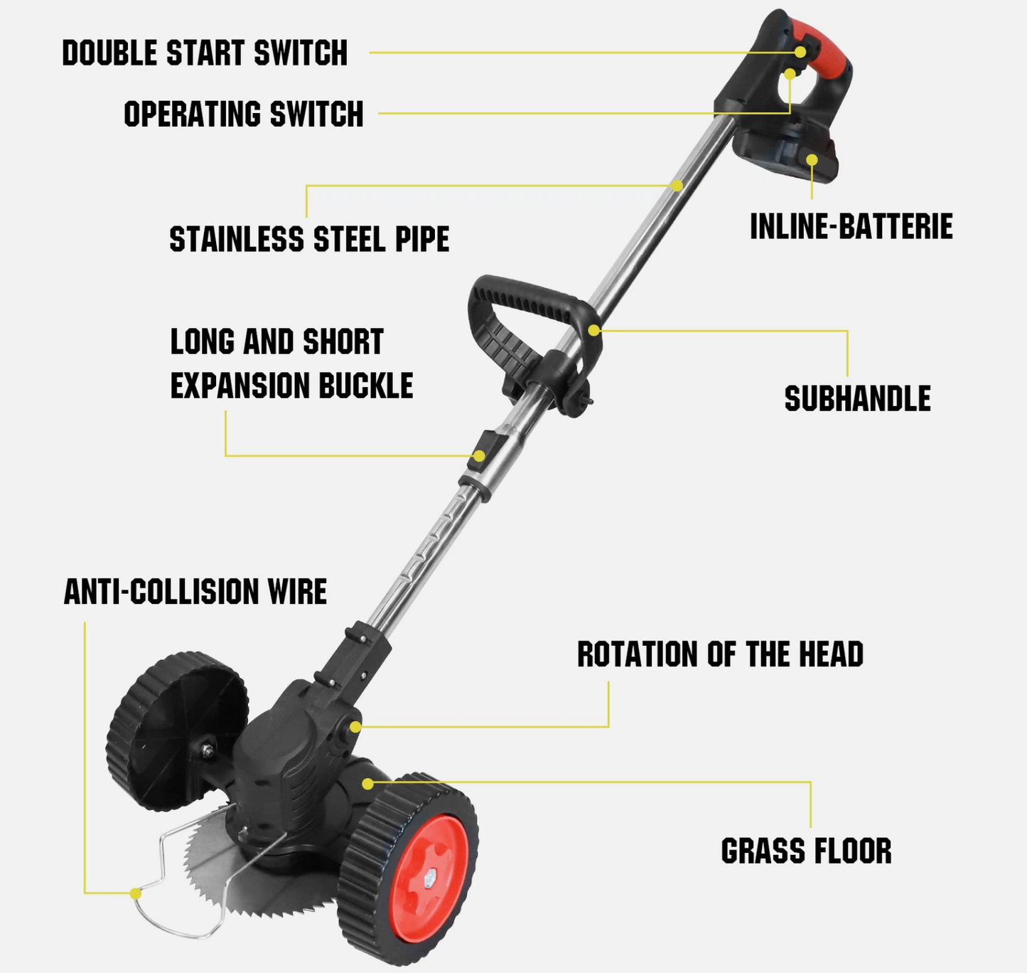 3 In 1 Cordless Grass Trimmer