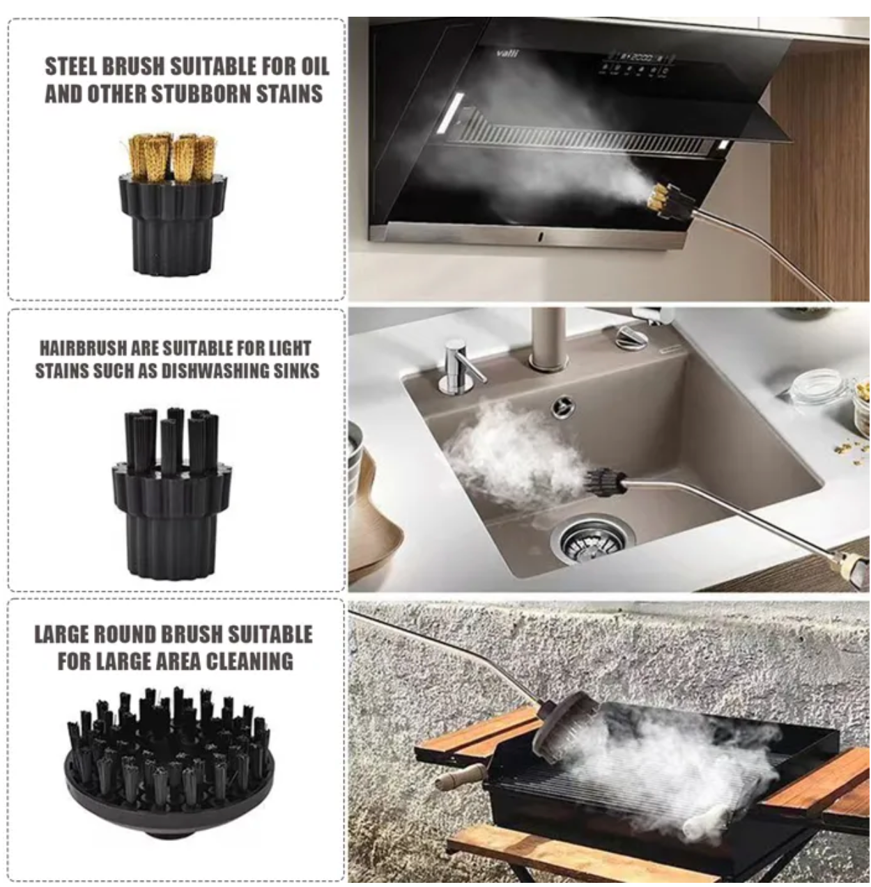 2500W High Pressure Steam Cleaner with Gloves