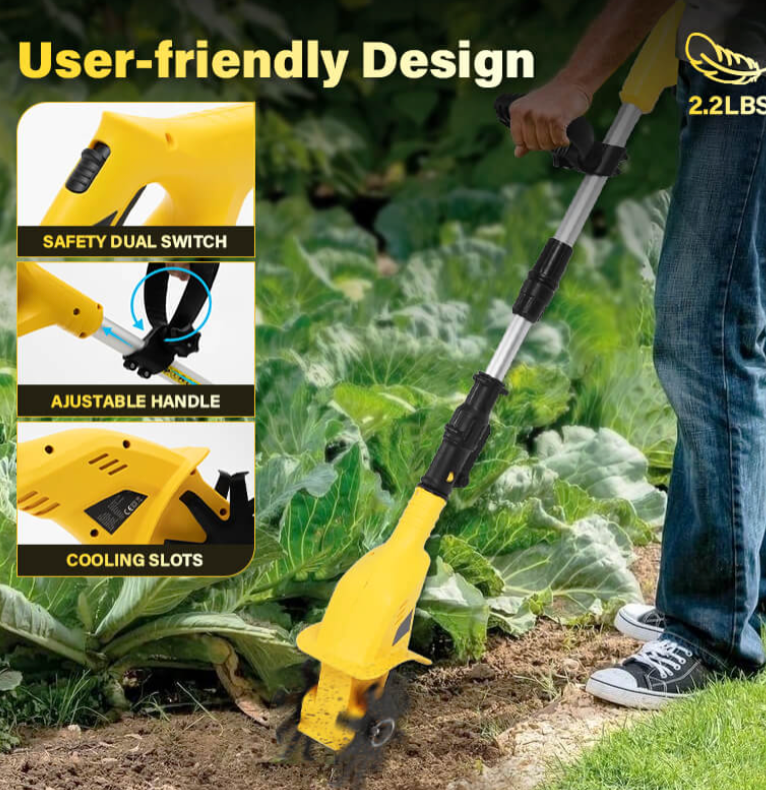 Cordless Tiller Electric Cultivator