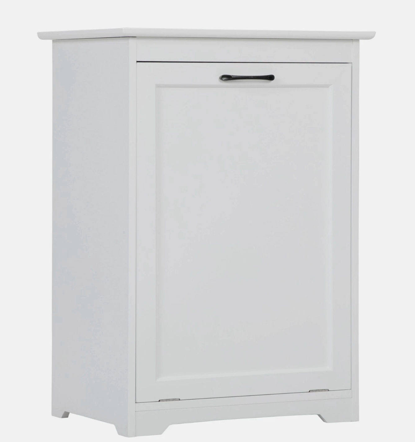 Modern Tilt-out Trash Cabinet Wood Kitchen Garbage Can Holder Recycling Cabinet