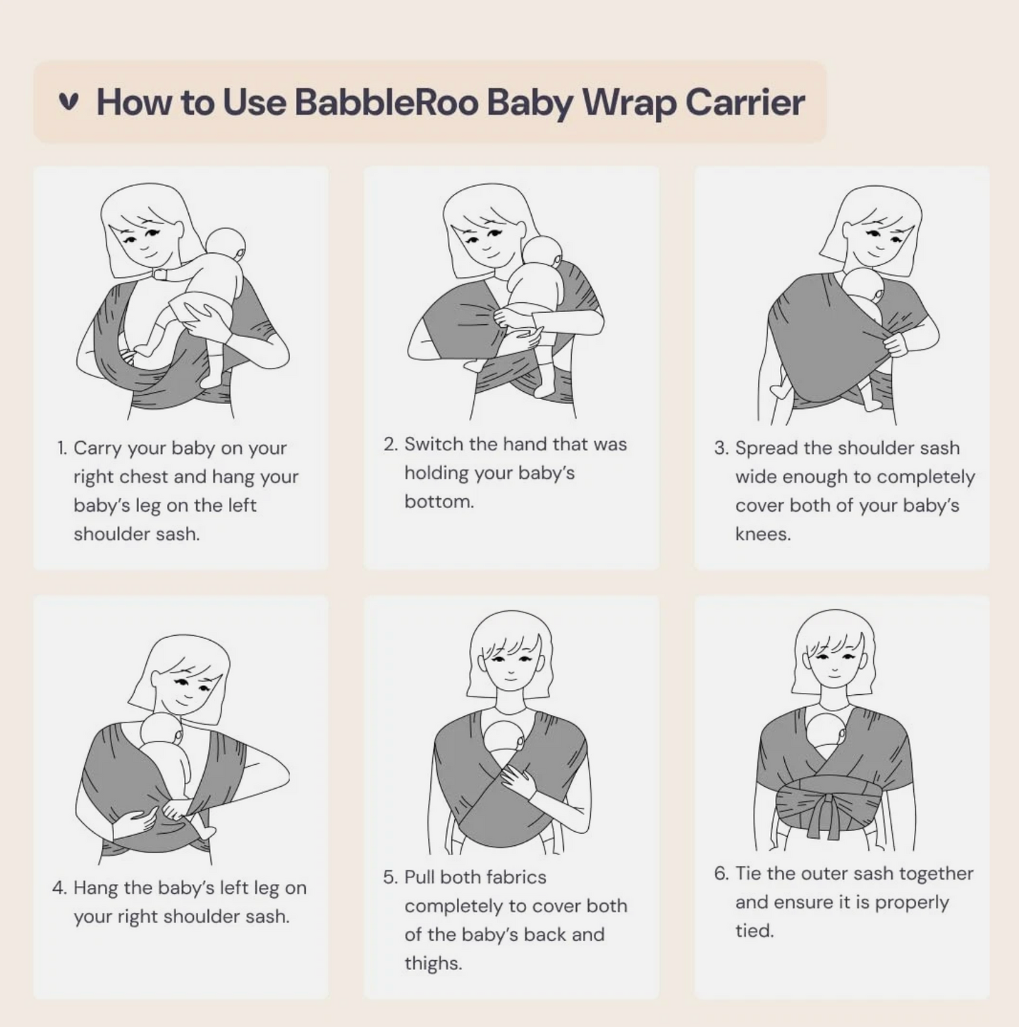 Baby Wraps Carrier - Baby Essentials Baby Sling Carrier, Secure & Comfortable