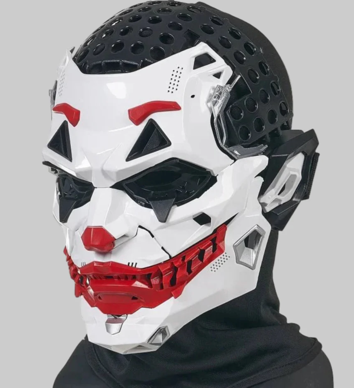 Halloween Joker Mask Cyberpunk Clown Resin Cosplay Design