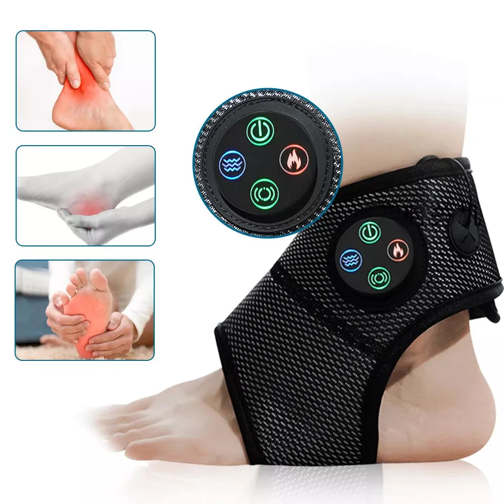 Ankle Brace Foot Massager with Electric Heating and Foot Pain Relief