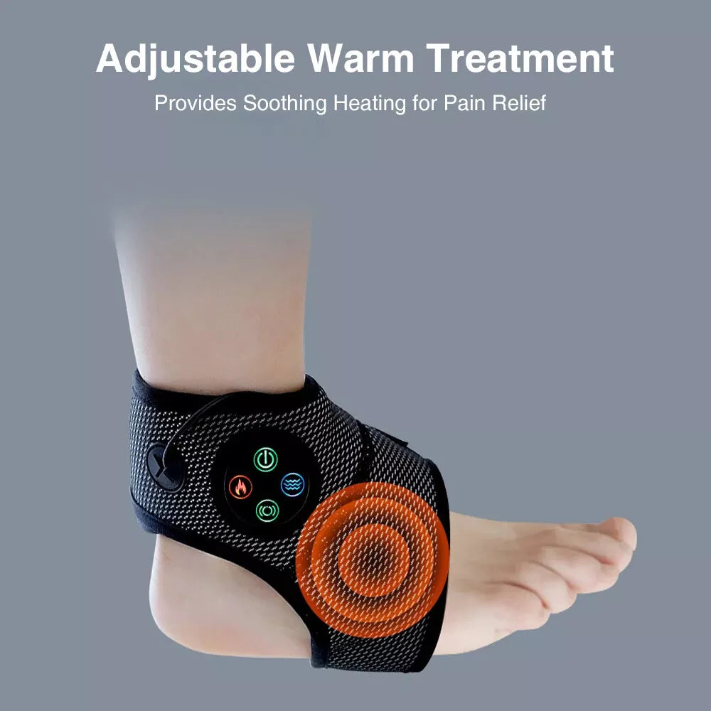 Ankle Brace Foot Massager with Electric Heating and Foot Pain Relief