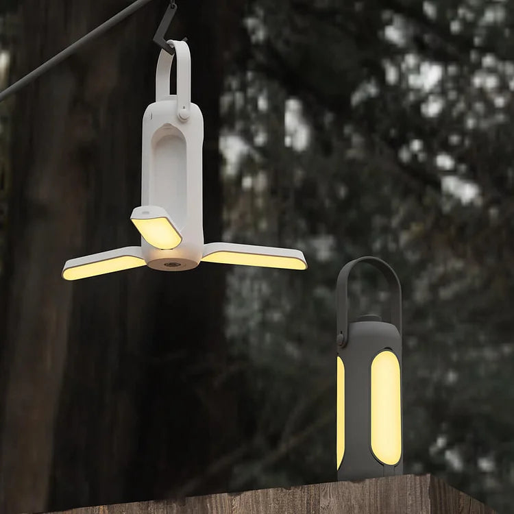 Portable Rechargeable Camping Lantern - LED Light with SOS Function & 180-Hour Battery Life