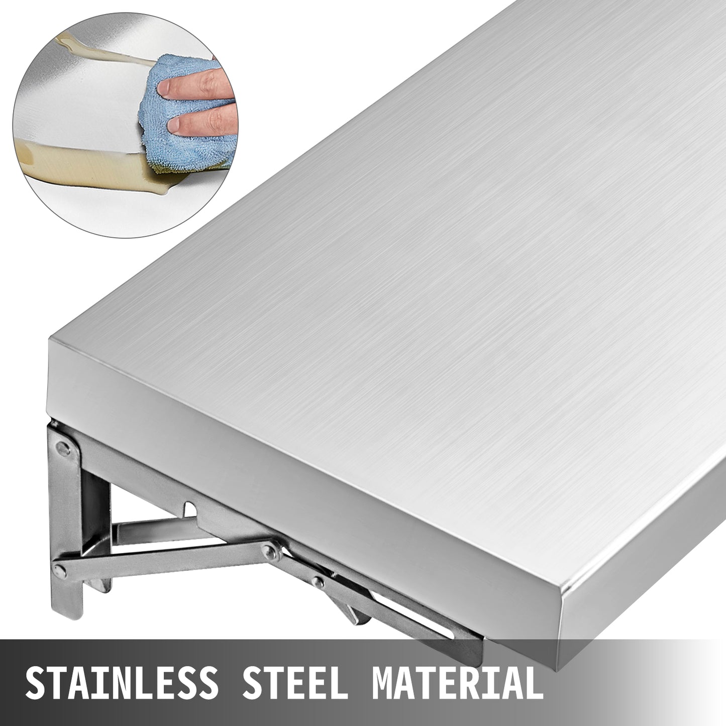 4,6, Foot Shelf for Concession Window Food Folding Truck Accessories Business