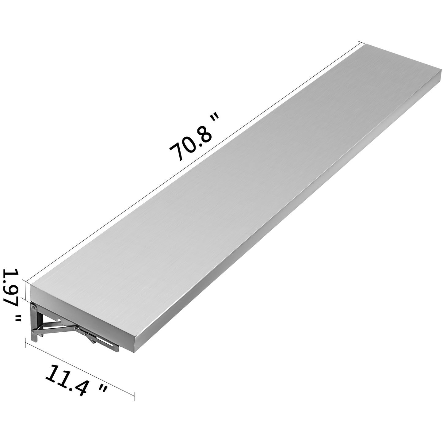 4,6, Foot Shelf for Concession Window Food Folding Truck Accessories Business