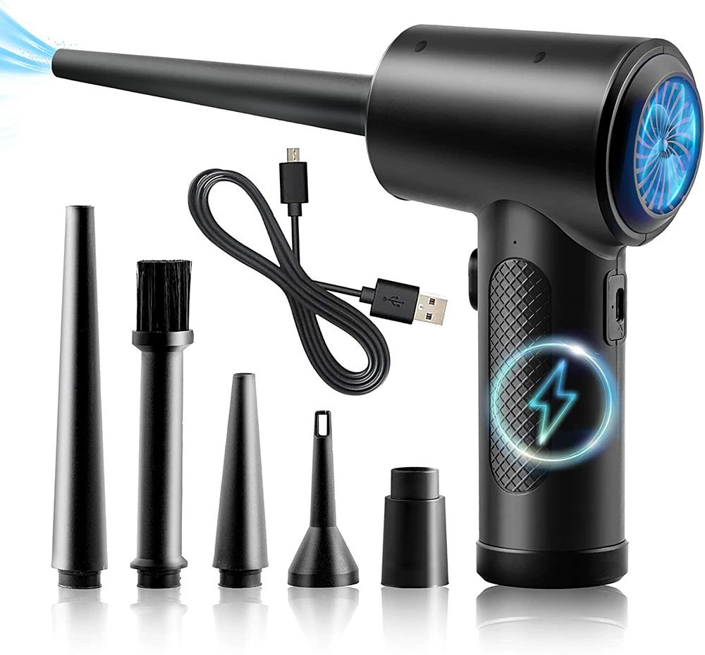 Cordless Rechargeable Air Duster - 51000 RPM Compressed Air Blower