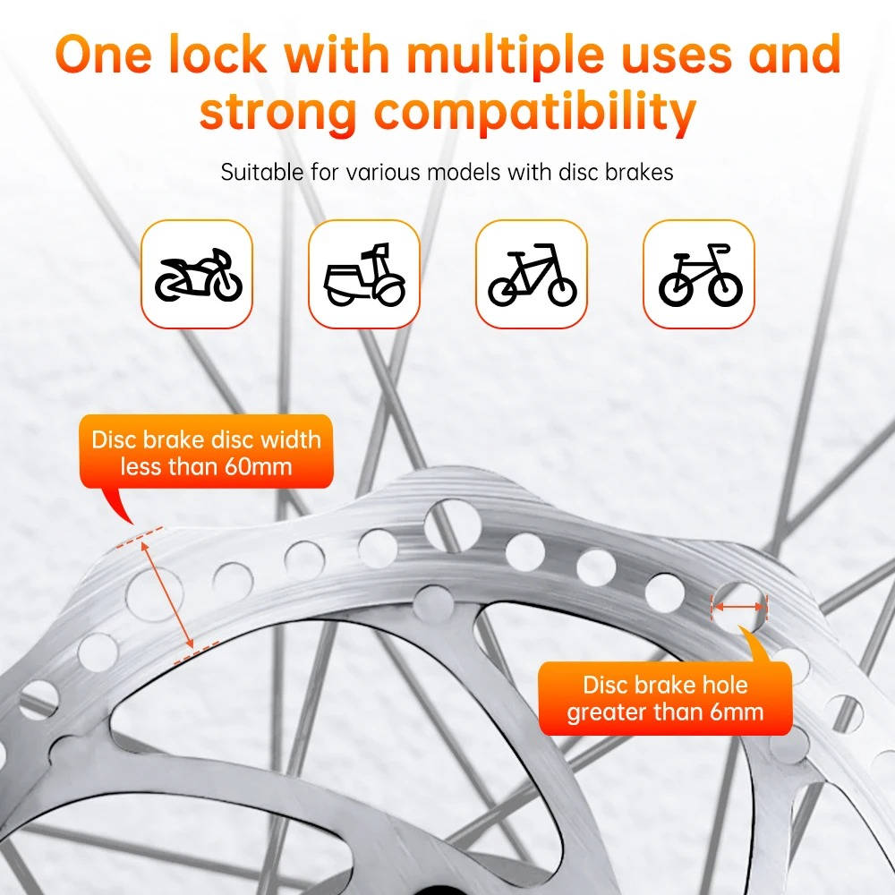 Motorcycle Disc Lock Alarm