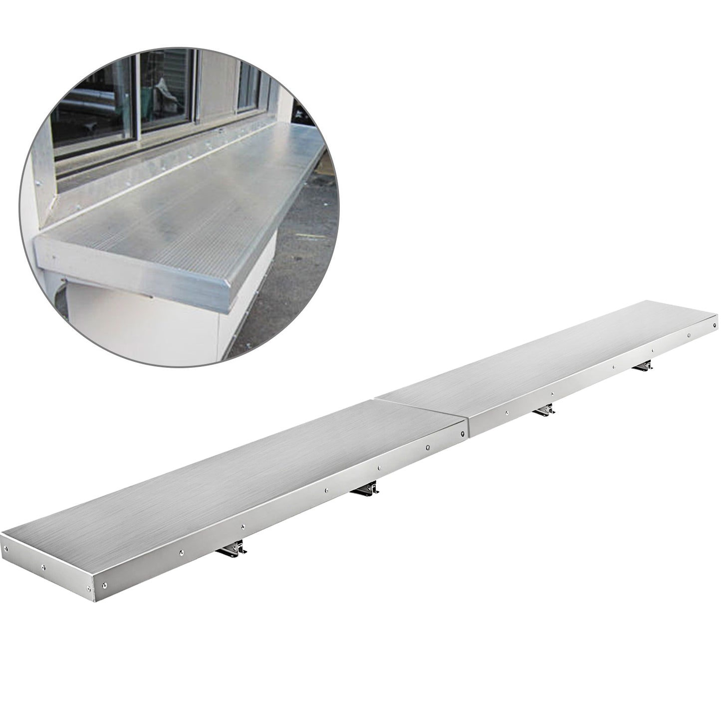 4,6, Foot Shelf for Concession Window Food Folding Truck Accessories Business