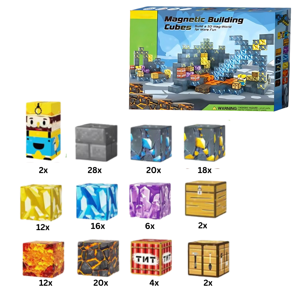 Educational Magnetic Minecraft Blocks