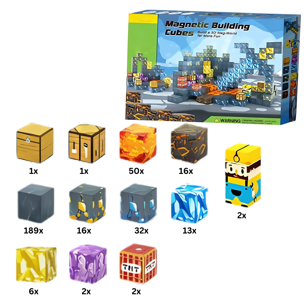 Educational Magnetic Minecraft Blocks