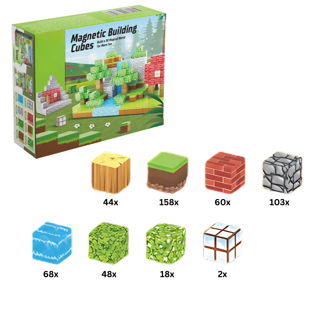 Educational Magnetic Minecraft Blocks